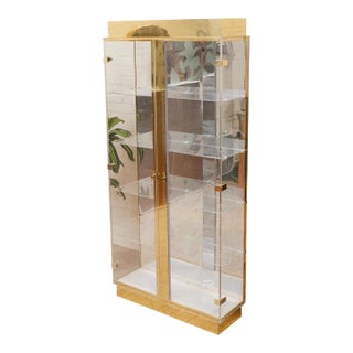 Mid 20th Century Mastercraft Display Cabinet, Attributed For Sale