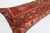 Red Handwoven Made From Antique Persian Ferehan Rug Lumbar Pillow Cover -16'' X 41'' For Sale - Image 8 of 10