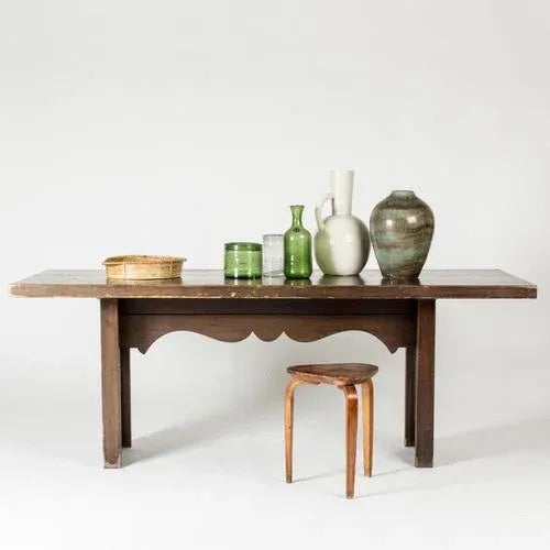 Pine Dining Table by Carl Malmsten, 1930s For Sale - Image 9 of 9
