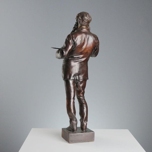 Vincenzo Gemito, The Painter, Bronze For Sale - Image 10 of 12