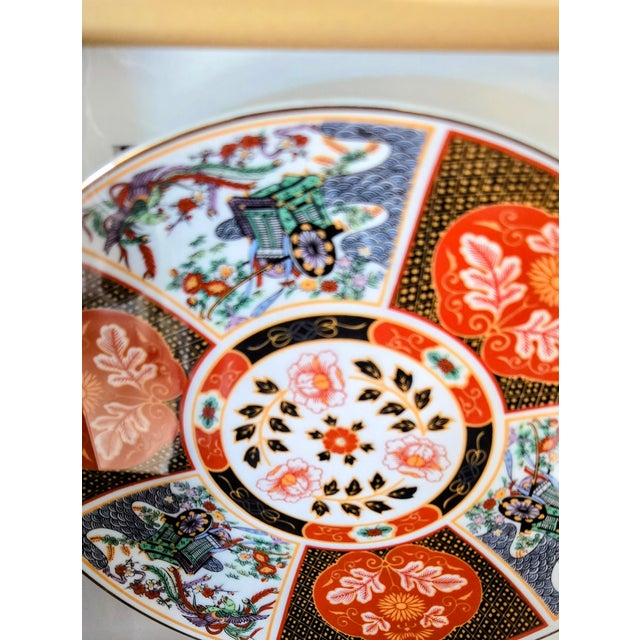 Japanese Imari-Style Framed Wall Plaques – Set of 4, Mid-20th Century For Sale In Dallas - Image 6 of 11