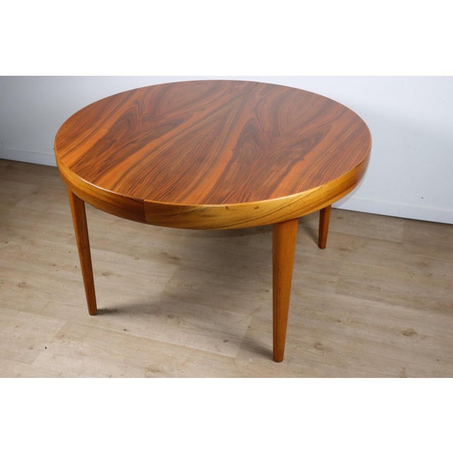 Scandinavian Extendable Teak Dining Table, 1960s For Sale - Image 4 of 18
