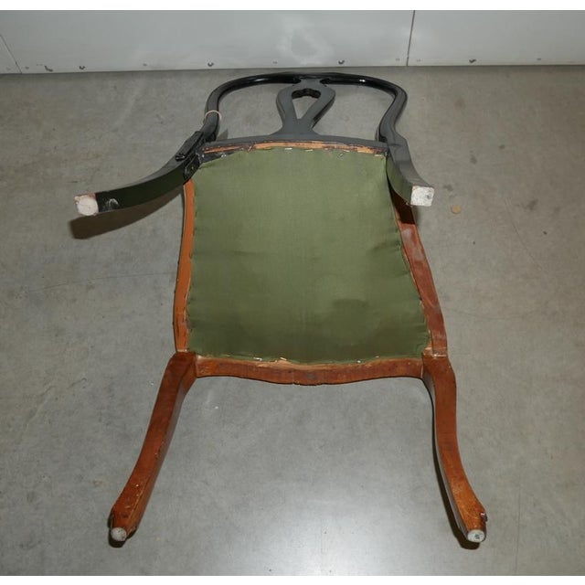 Vintage Italian Chippendale Style Chairs, 1940s, Set of 6 For Sale - Image 12 of 15