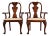 Baker Furniture Georgian Carved Mahogany Armchairs, Pair For Sale