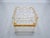 Gold French Crystal Jewelry Box in the style of Baccarat, 1960s For Sale - Image 8 of 9