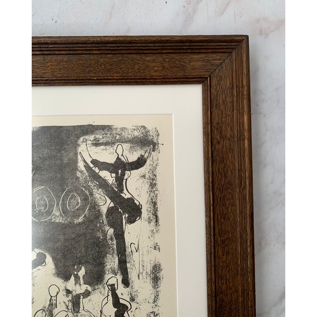 1960s Original Lithograph by German Artist Ugge Bärtle For Sale - Image 6 of 9