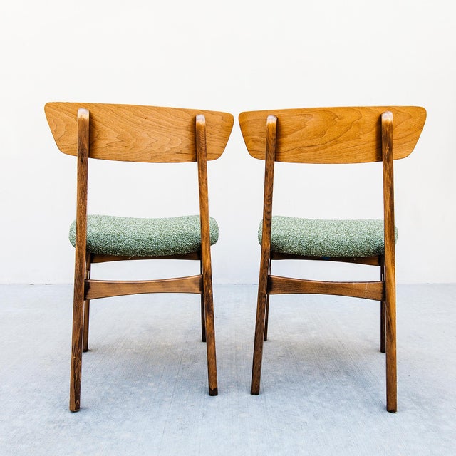 1970s Restored Japanese Mid Century Modern Dining Chairs For Sale - Image 11 of 12