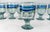 Mid-Century Modern Set of 7 Hand Blown Glass Goblet Cups Glasses For Sale - Image 4 of 12