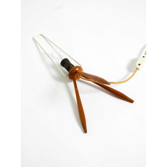 Mid-Century Modern Tripod Cocoon Table Lamp, 1950s For Sale - Image 16 of 18