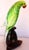 1970s Vintage Dynasty Gallery Murano-Style Cased Glass Parrot For Sale - Image 13 of 15