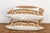 Textile Pair of Gold & White Medallion Suzani Pillow Covers For Sale - Image 7 of 9