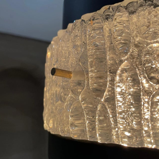 1950s 1950s Maison Arlus Modernist French Black Crystal Chandelier, France For Sale - Image 5 of 13