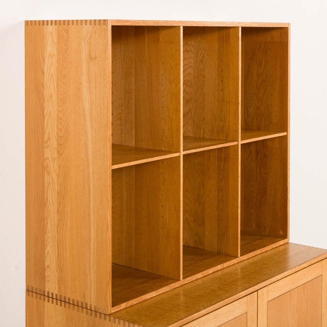Oak Modular Bookcase by Christian Hvidt for Søborg Møbelfabrik, Denmark, 1970s For Sale - Image 14 of 17