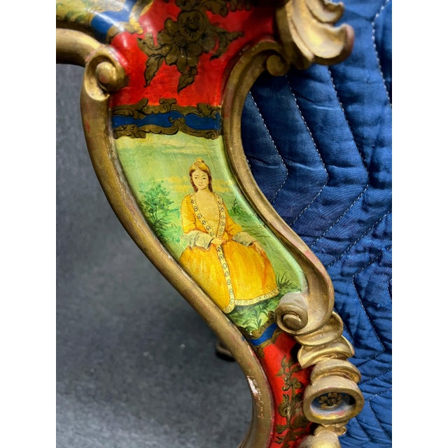 Italian Florentine Shell Carved Mirror For Sale In Philadelphia - Image 6 of 9