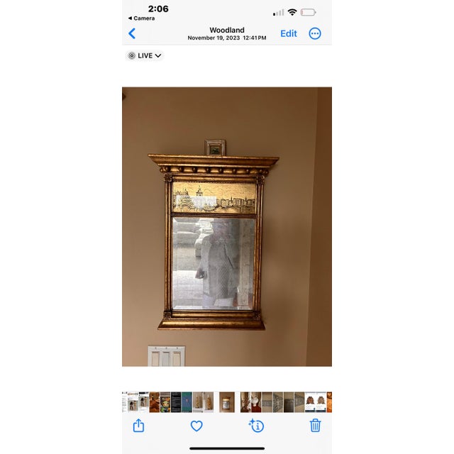 This is a new John Richard’s mirror. This mirror is unique with its modern like shape and Asian scenery. Perfect for a...