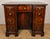 18th Century Style Walnut Knee Hole Writing Desk with Key and Lock, 1930 For Sale - Image 15 of 18