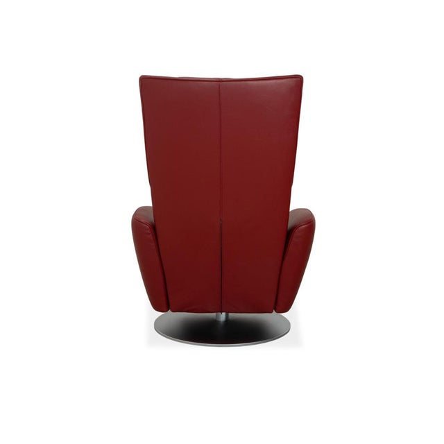 Mate Armchair in Leather from FSM For Sale - Image 11 of 13