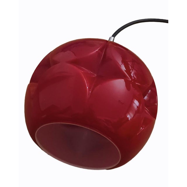 Mid-Century Modern Mid-Century German Glass Pendant Lamp from Peil & Putzler, 1970s For Sale - Image 3 of 8