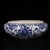 Blue and White Porcelain Lidded Tea Cake Jar, Interlocking Lotus Scroll Storage Canister For Sale In New York - Image 6 of 9