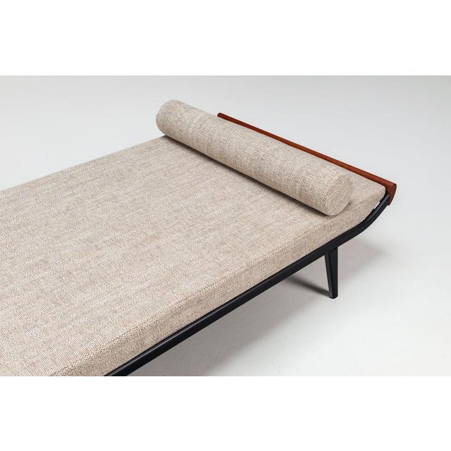 Metal Cleopatra Daybed in Melange Fabric by Dick Cordemeijer for Auping, Netherlands, 1954 For Sale - Image 7 of 14