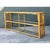 Vintage Trellis Rattan and Glass Console Table For Sale In West Palm - Image 6 of 12