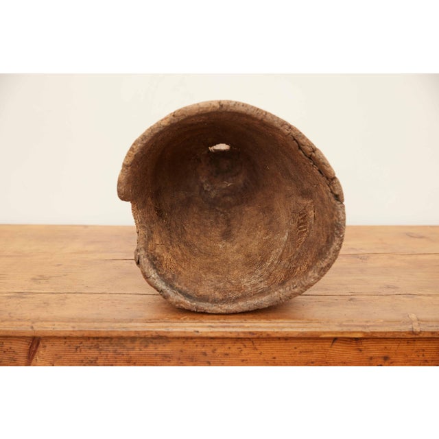Medium 19th Century European Wood Mortar For Sale - Image 4 of 11