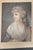 Antique French Style Color Print, Portrait of an Elegant Woman For Sale - Image 6 of 12