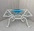 Unusual Vintage Glass Top French Coffee Table. For Sale - Image 9 of 13