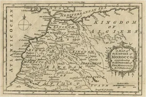 Map of the Kingdoms of Fez, Algiers, Segelmese, Tafilet and Morocco, 1760s