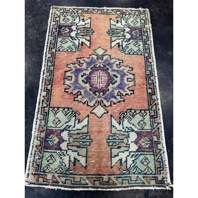 Contemporary Turkish Yastik Rug 1'8" x 2'9" For Sale - Image 3 of 5