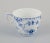 Blue Fluted Half Lace Coffee Cups & Saucers from Royal Copenhagen, Set of 12 For Sale - Image 4 of 9