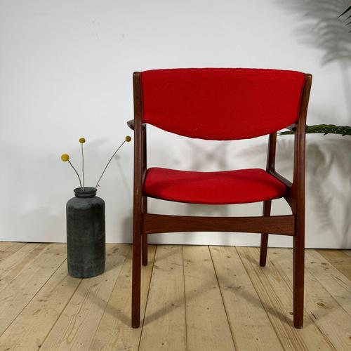 Mid-Century Modern Danish Teak Armchair, 1960 For Sale - Image 4 of 7