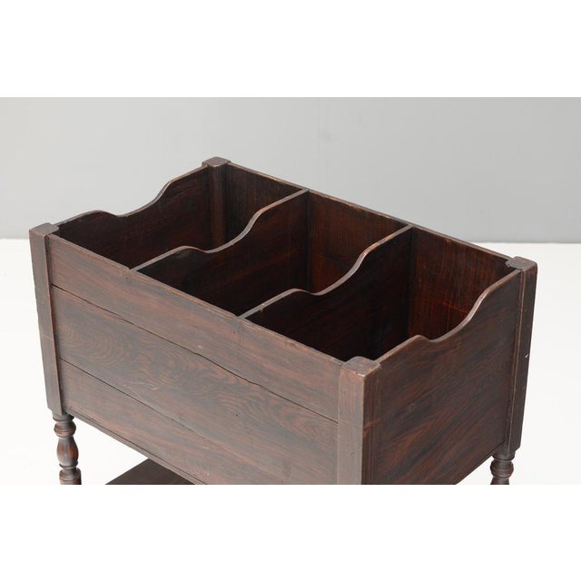 Rustic French Magazine Stand, 1890s For Sale - Image 3 of 6