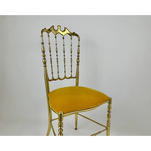 Antique Side Chair in Bronze For Sale - Image 3 of 11
