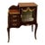 Louis XV Style Marquetry Bedside Cabinet With 3 Drawers and Glass Door For Sale