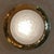 Art Nouveau Ceiling Lamp in Brass and Glass, 1890s For Sale - Image 6 of 10