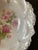 Ceramic Early 20th Century German White and Pink Rose Porcelain Serving Bowl by Prussia- Large For Sale - Image 7 of 12