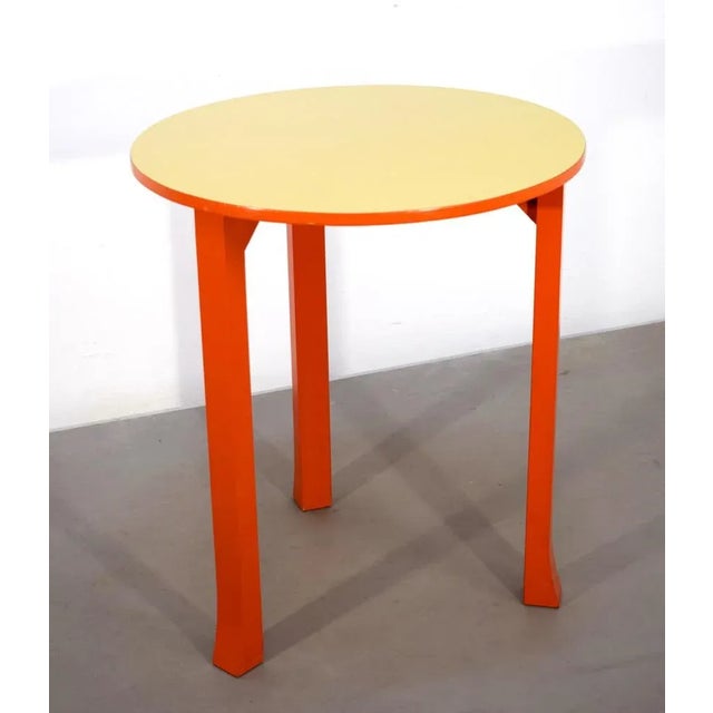 Lacquered Wooden Dining Table, Italy, 1960s For Sale - Image 6 of 8