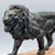 Metal Early 20th Century Bronze Walking Lion For Sale - Image 7 of 8