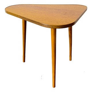 Large Mid-Century Modern Asymmetrical Wooden Coffee Table, 1960s For Sale
