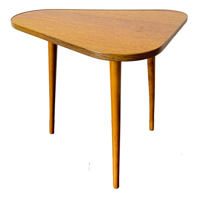 Large Mid-Century Modern Asymmetrical Wooden Coffee Table, 1960s For Sale