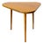 Large Mid-Century Modern Asymmetrical Wooden Coffee Table, 1960s For Sale