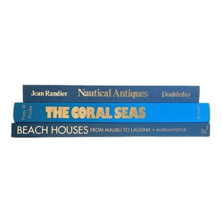 Curated Vintage Designer Book Collection - Coastal Bundle- Set of 3 For Sale