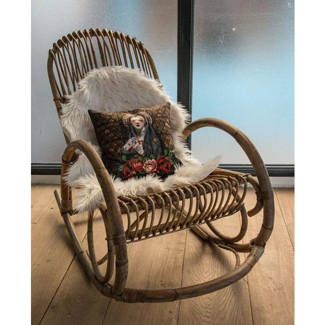 Rocking Chair by Rohé Noordwolde, 1960s For Sale - Image 10 of 11