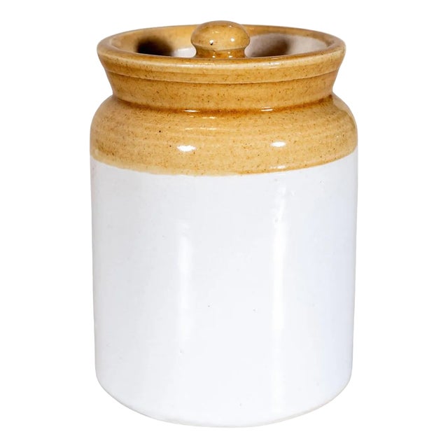 Vintage Small Mustard Jar For Sale