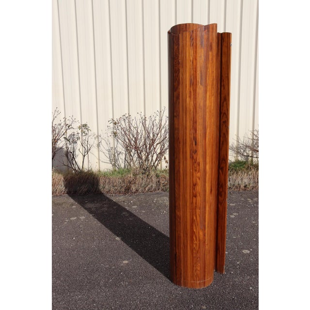 Wood Vintage Baumann Style Screen, 1950 For Sale - Image 7 of 8