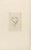 Etching and drypoint on laid paper with watermark. Monogrammed in the plate. Not numbered, as issued. Image dimension:...