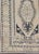 Measures: 4'7 x 8'2 Vintage Turkish Oushak Rug With Ivory Field and Deep Blue Medallion Design. Keivan Woven Arts / Rug /...