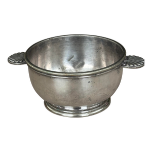 1920s Silver Plate Bowl Trinkets- Antique Continental Leland Hotel