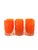 Glass Orange Glasses by Geoffrey Baxter for Whitefriars, 1960s, Set of 6 For Sale - Image 7 of 7